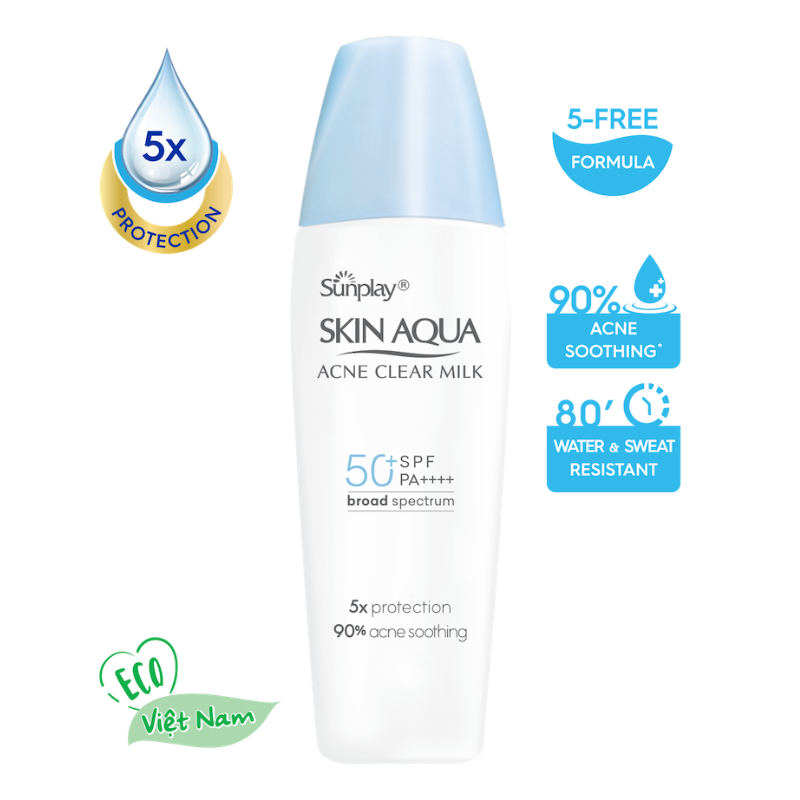  SUNPLAY - Sữa CN Dưỡng Da Ngừa Mụn SPF50+ 30g 