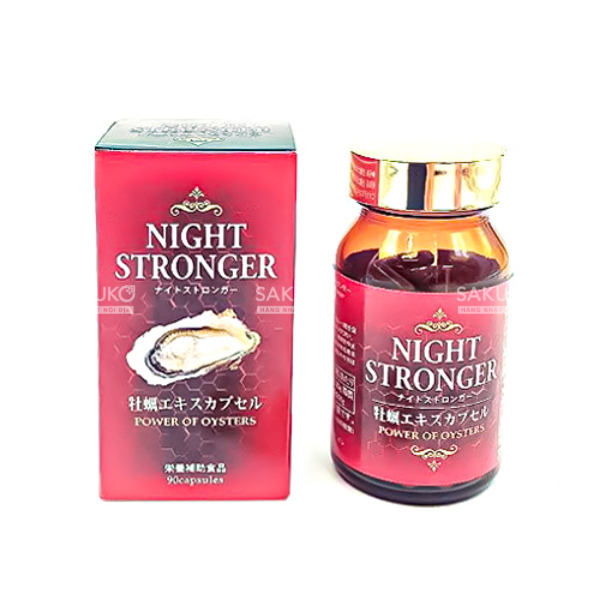  ANIMATTO- Tinh chất hàu tươi Night Stronger 90v 