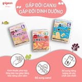  PIGEON- Bánh ăn dặm bổ sung canxi cá mòi 6 tháng 