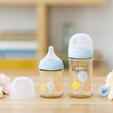  PIGEON- Bình sữa nhựa cổ rộng hình hoa 160ml 
