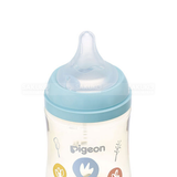  PIGEON- Bình sữa nhựa cổ rộng hình hoa 160ml 