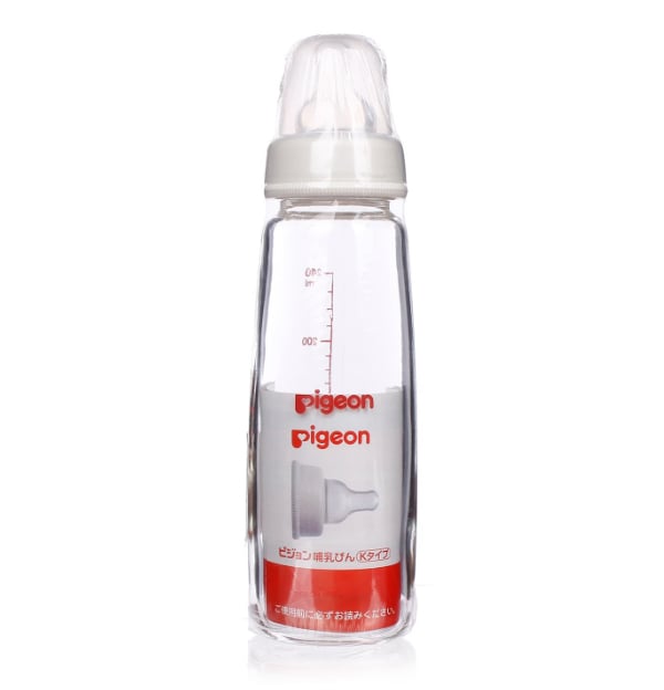 Bình sữa Pigeon thủy tinh 240ml cổ hẹp