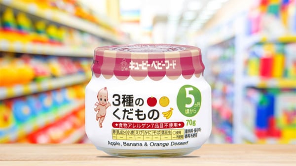 Bột ăn dặm Kewpie dạng hũ