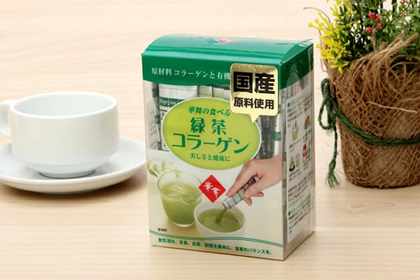 Collagen trà xanh Hanamai