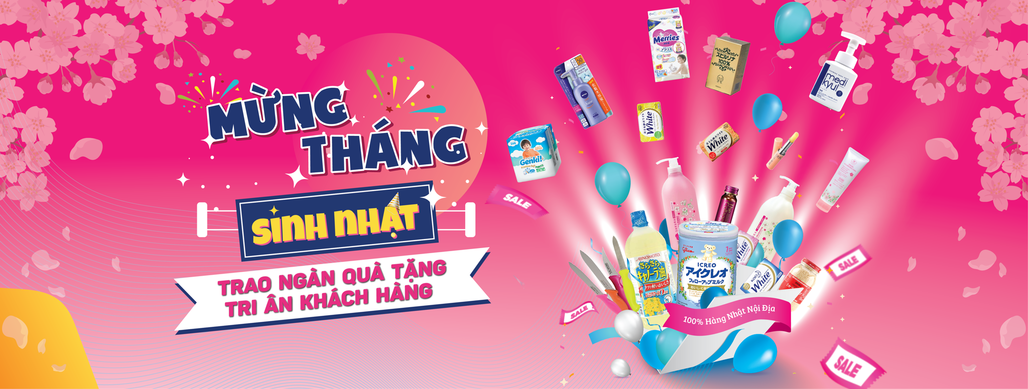 MỪNG SINH NHẬT CÁC CỬA HÀNG TRONG HỆ THỐNG, SAKUKO STORE CHƠI LỚN VỚI KHUYẾN MẠI MUA HÀNG NHẬT CHỈ VỚI 9K