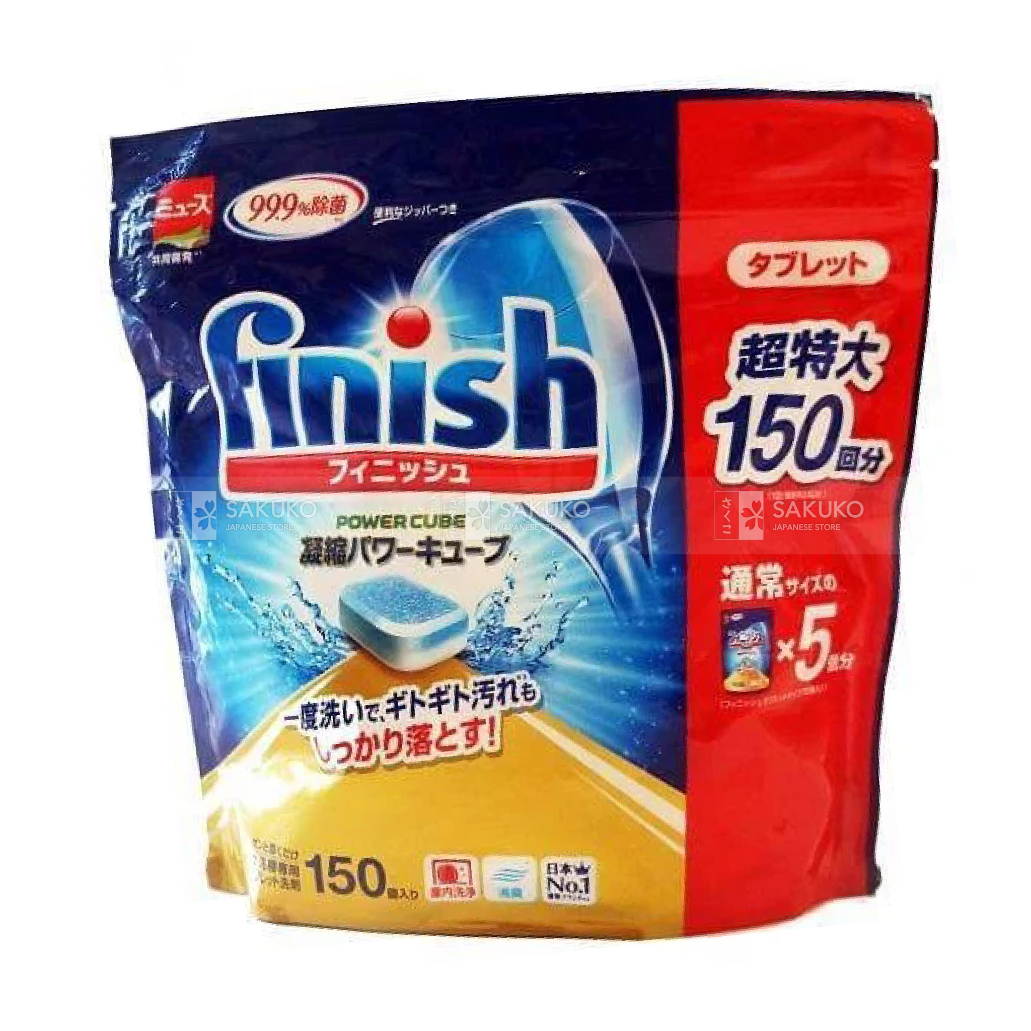  EARTH- Viên rửa bát Finish cho máy rửa bát 150 viên 