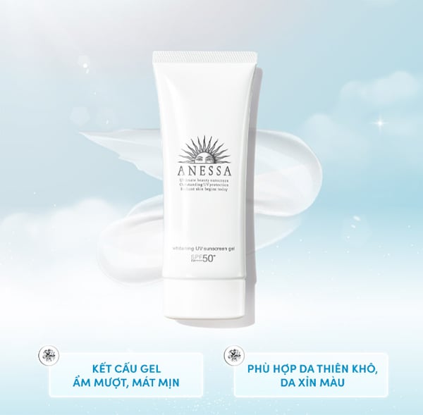 Kem chống nắng Anessa Tone Up Brightening UV Sunscreen Gel 