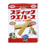  IWAMOTO- Bánh xốp Stick Wafers canxi 10 chiếc 