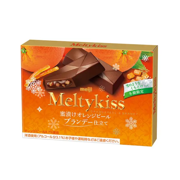  MEIJI- Socola Melty Kiss vị rượu cam mật ong 74g 