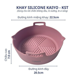 KAIYO- KHAY SILICON MÀU HỒNG 