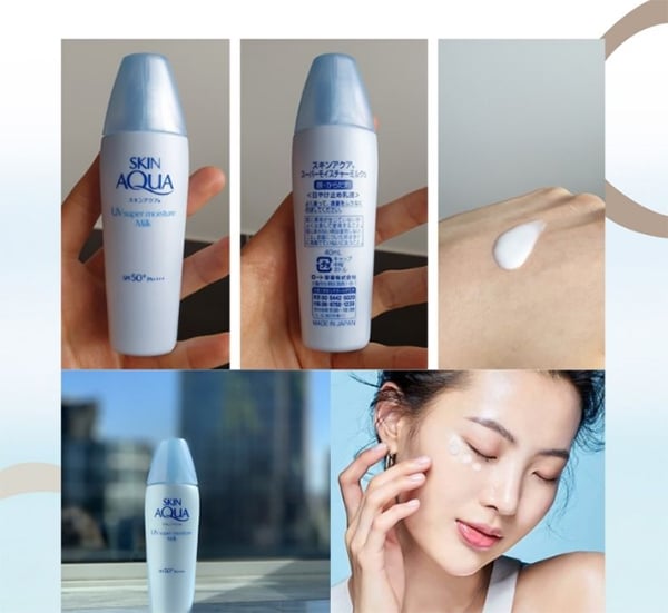 Kem chống nắng Skin Aqua UV Moisture Milk 