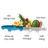  KAI- Dao nhà bếp màu hồng 112mm (Slim pack) 