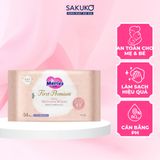  KAO- Khăn giấy ướt cho bé Merries 54 tờ 