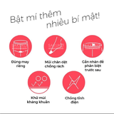  FUKUSKE- Quần tất Manzoku không tưa rách ML Đen 