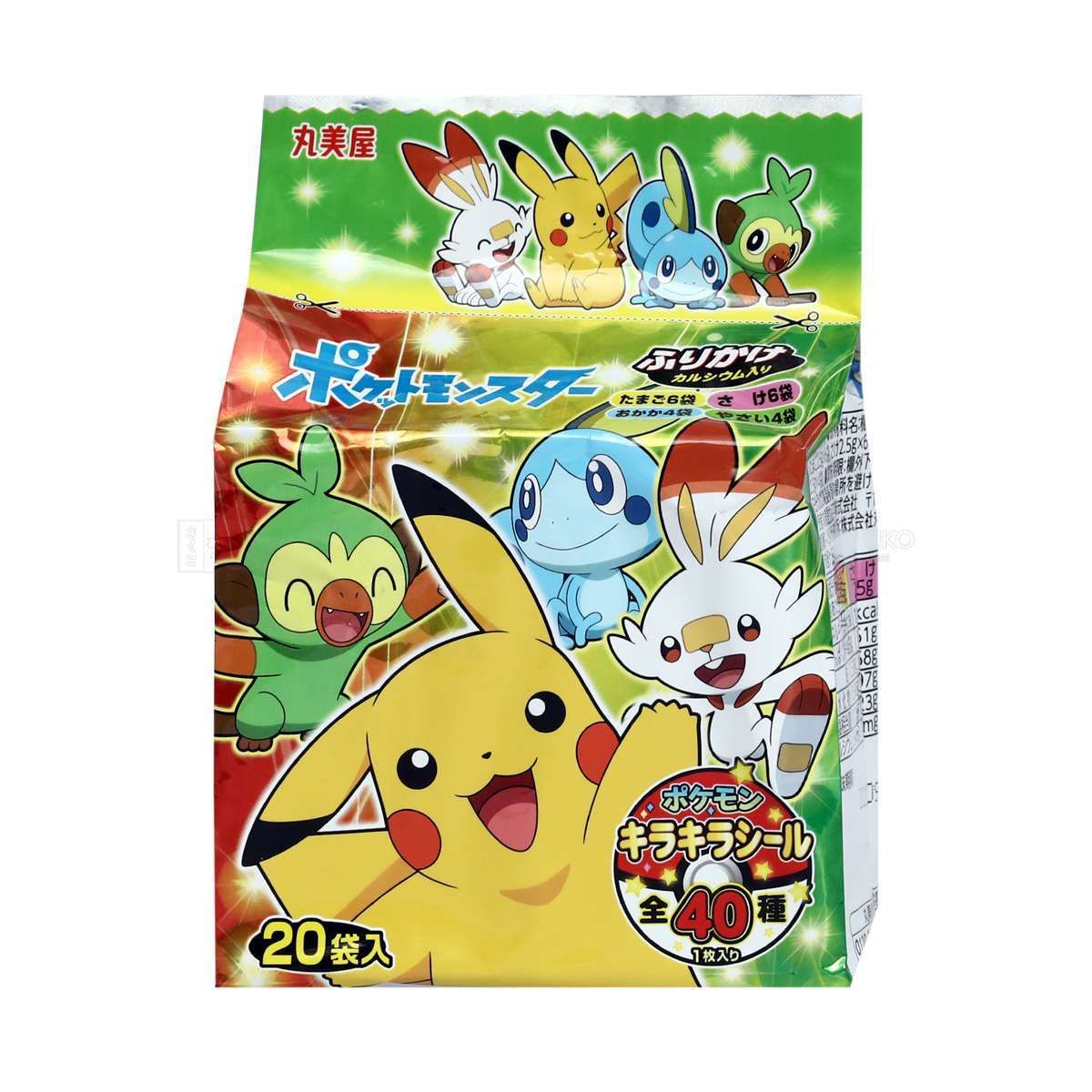  MARUMIYA- Gia vị rắc cơm Pokemon 50g (20 gói nhỏ) 