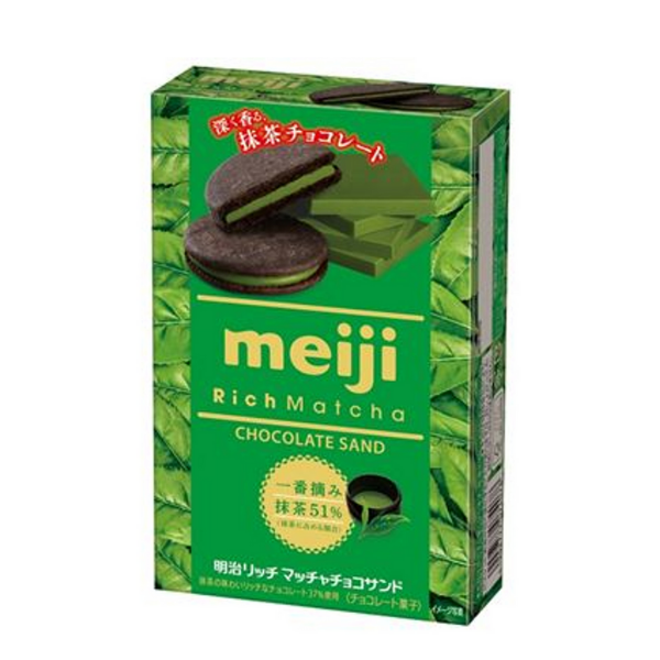  MEIJI-Bánh quy kem trà xanh 