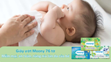  MOONY- Giấy ướt 76 tờ 