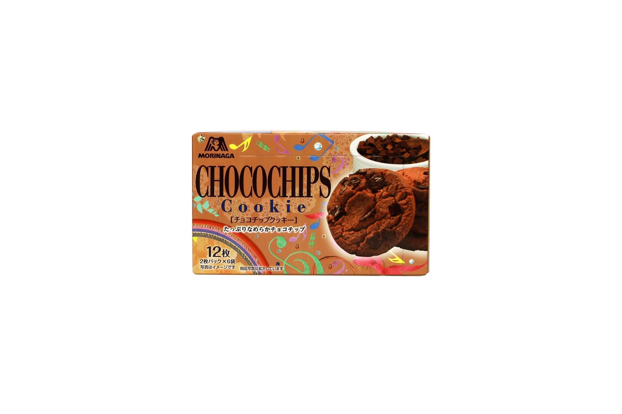 MORINAGA - Bánh quy cookie chocochip 12 chiếc 