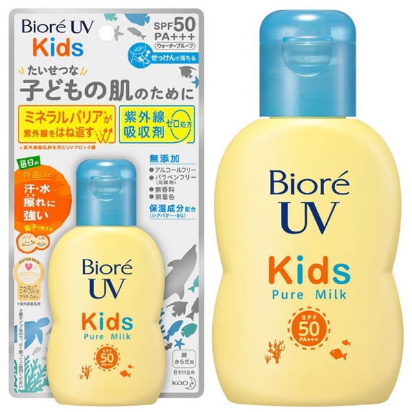 Biore UV Kids Pure Milk là sản phẩm chống nắng chuyên biệt dành cho trẻ em và làn da nhạy cảm