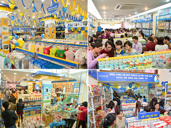 mua bỉm merries tại kids plaza