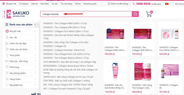 Cách đặt collagen Shiseido dạng nước bước 1