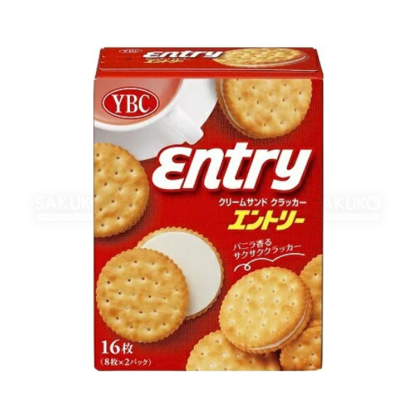  YBC- Bánh quy kem vị vani Entry 16 cái 