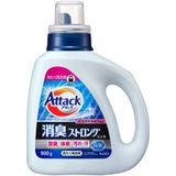 KAO- Nước giặt Attack siêu Khử mùi, vệ sinh 900g