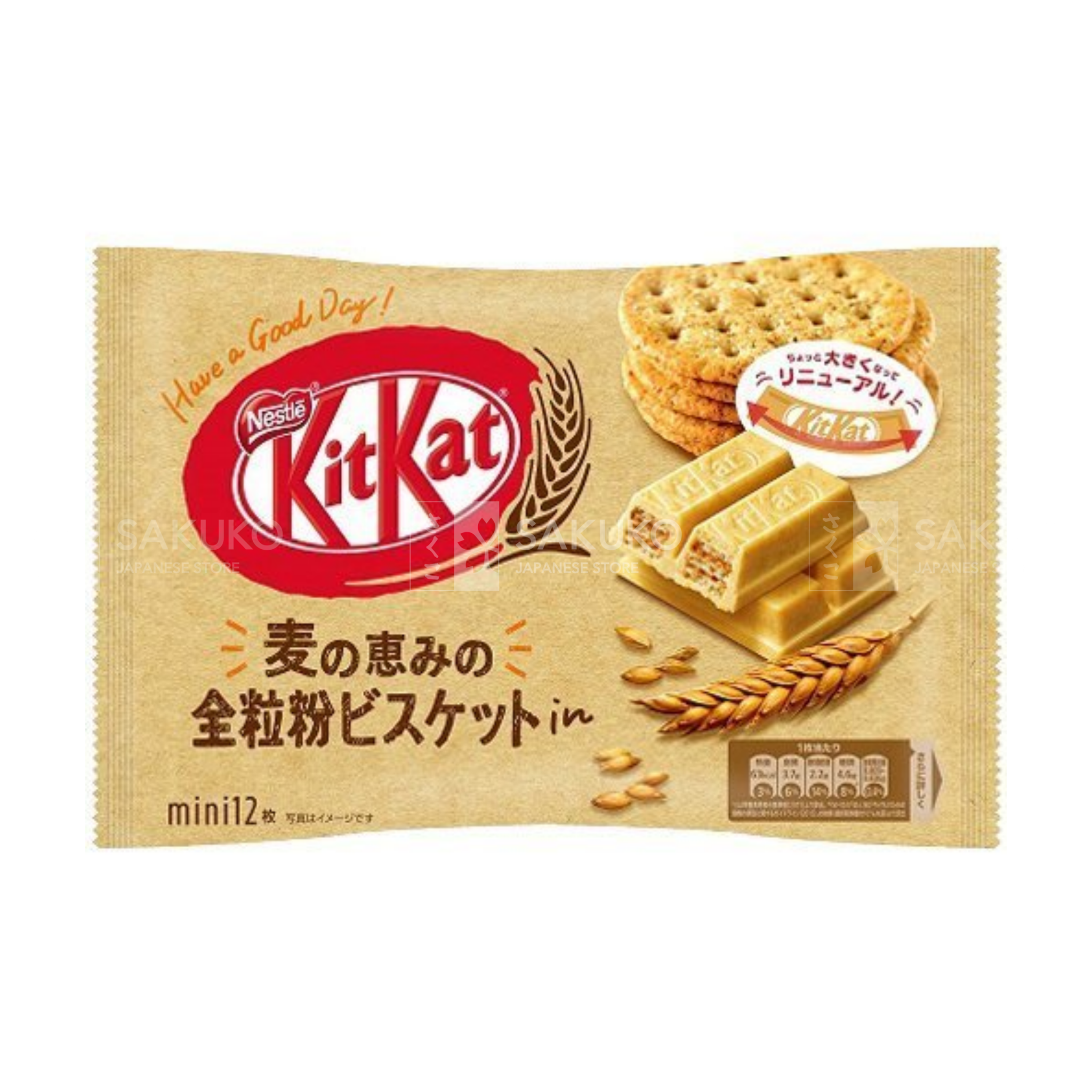  NESTLE- Bánh Kitkat mini lúa mạch 12 chiếc 