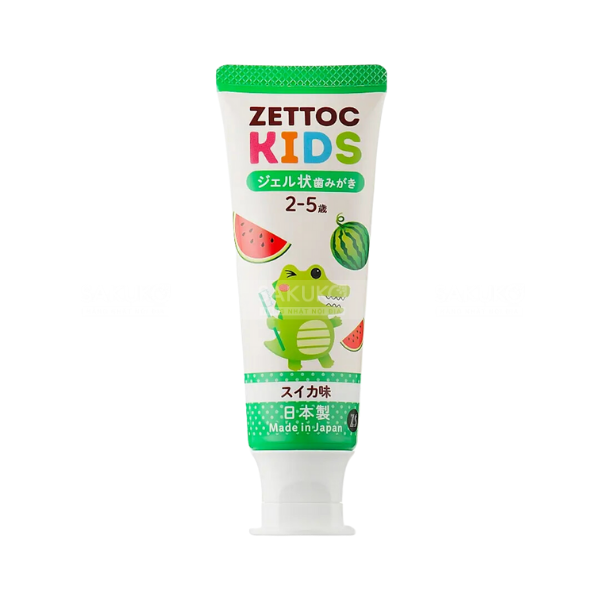  ZETTOC- Kem đánh răng trẻ em hương dưa hấu (70g) 