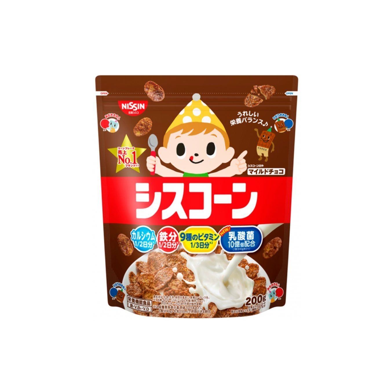 NISSIN- Ngũ cốc dinh dưỡng vị socola 200g