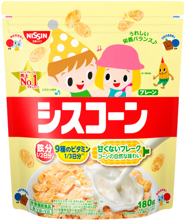 NISSIN- Ngũ cốc dinh dưỡng vị ngô 180g