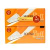  COTTON LABO- Bông tẩy trang Selena Puff 2way 80 tờ x 2 hộp (50×60mm) 