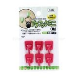 PONYKASEI- Móc dán tường màu hồng 6 chiếc