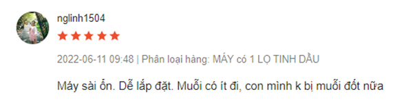 Review máy đuổi muỗi Vape