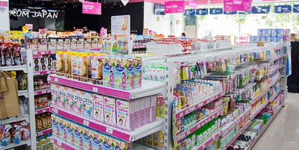 Gian hàng bên trong siêu thị Sakuko Japanese Store