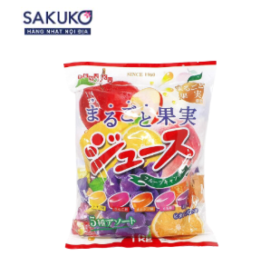  SENJAKUAME- Kẹo trái cây 5 loại 100g 