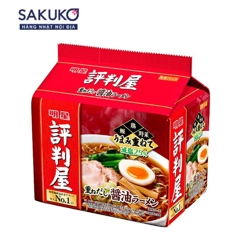  MYOJO- Mỳ ramen vị nước tương 5 gói 