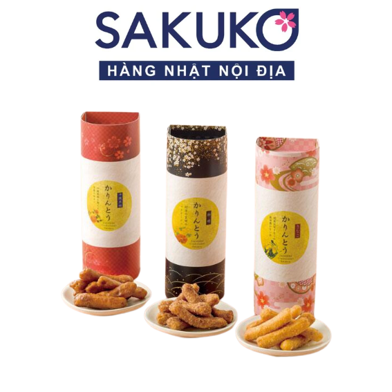  KANAZAWA SENROKU SEIKA- Bánh quẩy 3 vị 