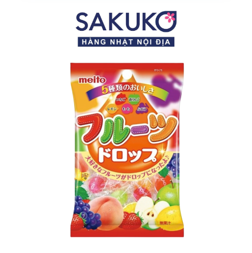  MEITO - Kẹo Gummy vị nho và dưa lưới 