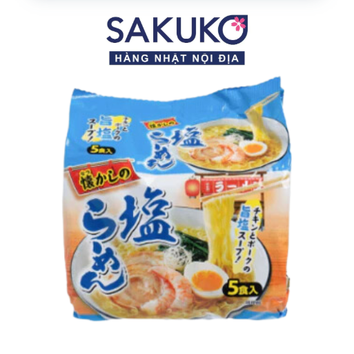 MYOJO- Mỳ ramen vị muối 5 gói 