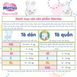  MERRIES- BỈM QUẦN XL 38+6 MIẾNG 