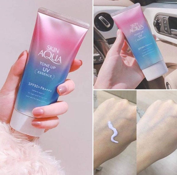 Đánh giá kem chống nắng Skin Aqua Lavender