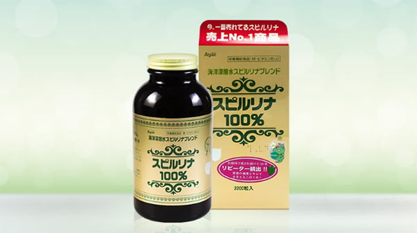 Tảo xoắn Spirulina Algae 2200 viên mác đỏ