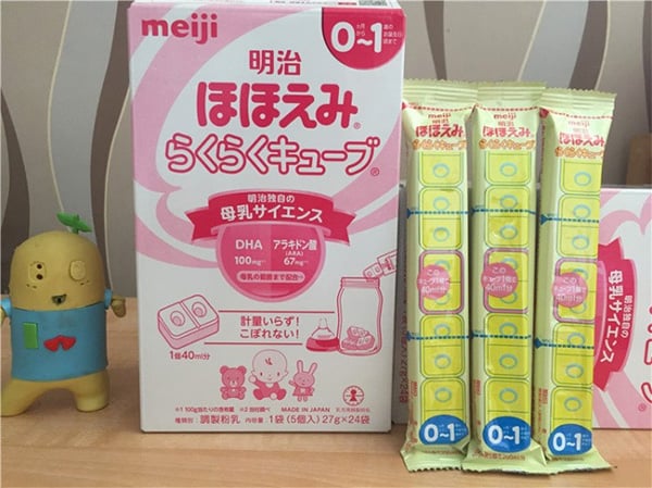 Sữa Meiji nội địa Nhật số 0 dạng thanh