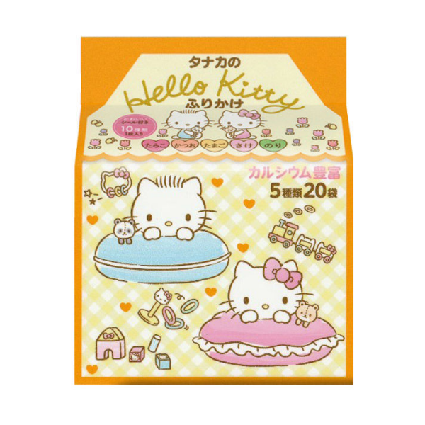  TANAKA FOODS- Rắc cơm nhiều vị HELLO KITTY 20 gói 