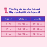  FUKUSE- Quần tất thon chân ML Nâu nhạt 