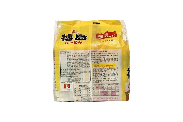 TOKUSHIMA SEIFUN - Mì ramen ăn liền hương vị Tokushima 95g x 5 suất