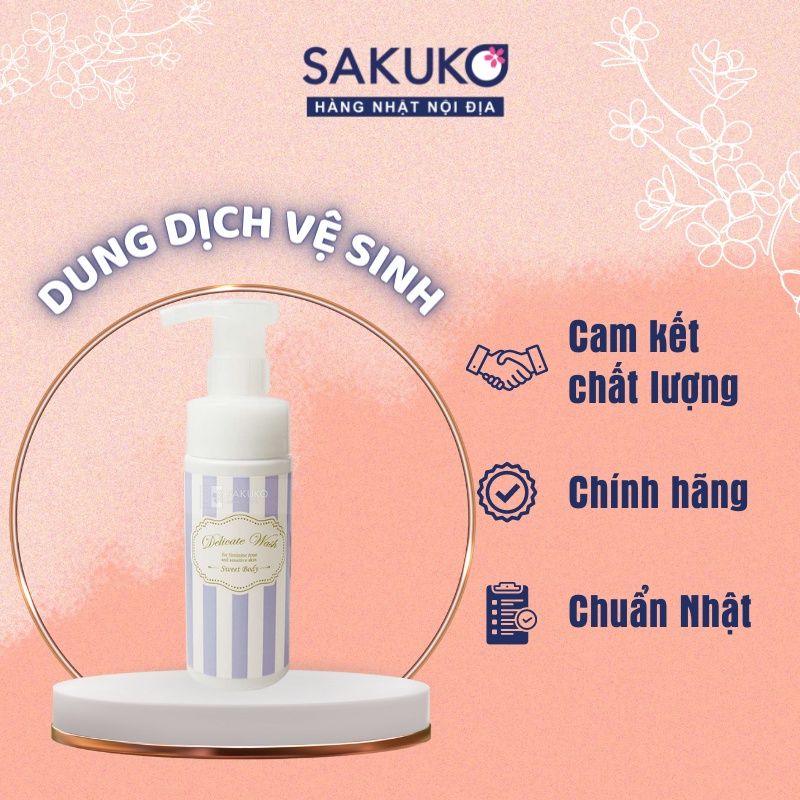  SANTA MARCHE- Dung dịch vệ sinh phụ nữ Sweet Body 140ml 