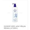  KUMANO YUSHI- Lotion trắng da REIHAKU ý dĩ (500ml) 