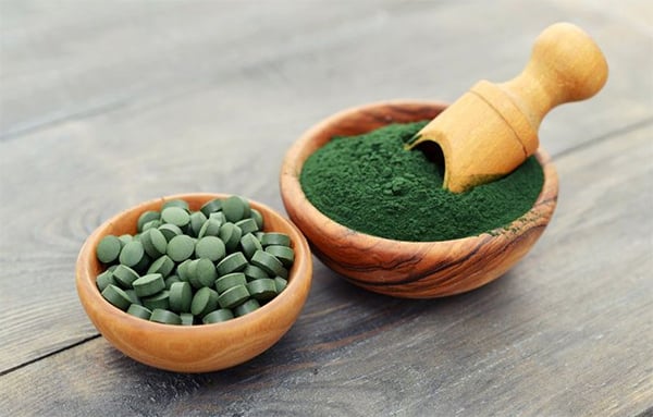 Bột và viên tảo xoắn Spirulina Nhật